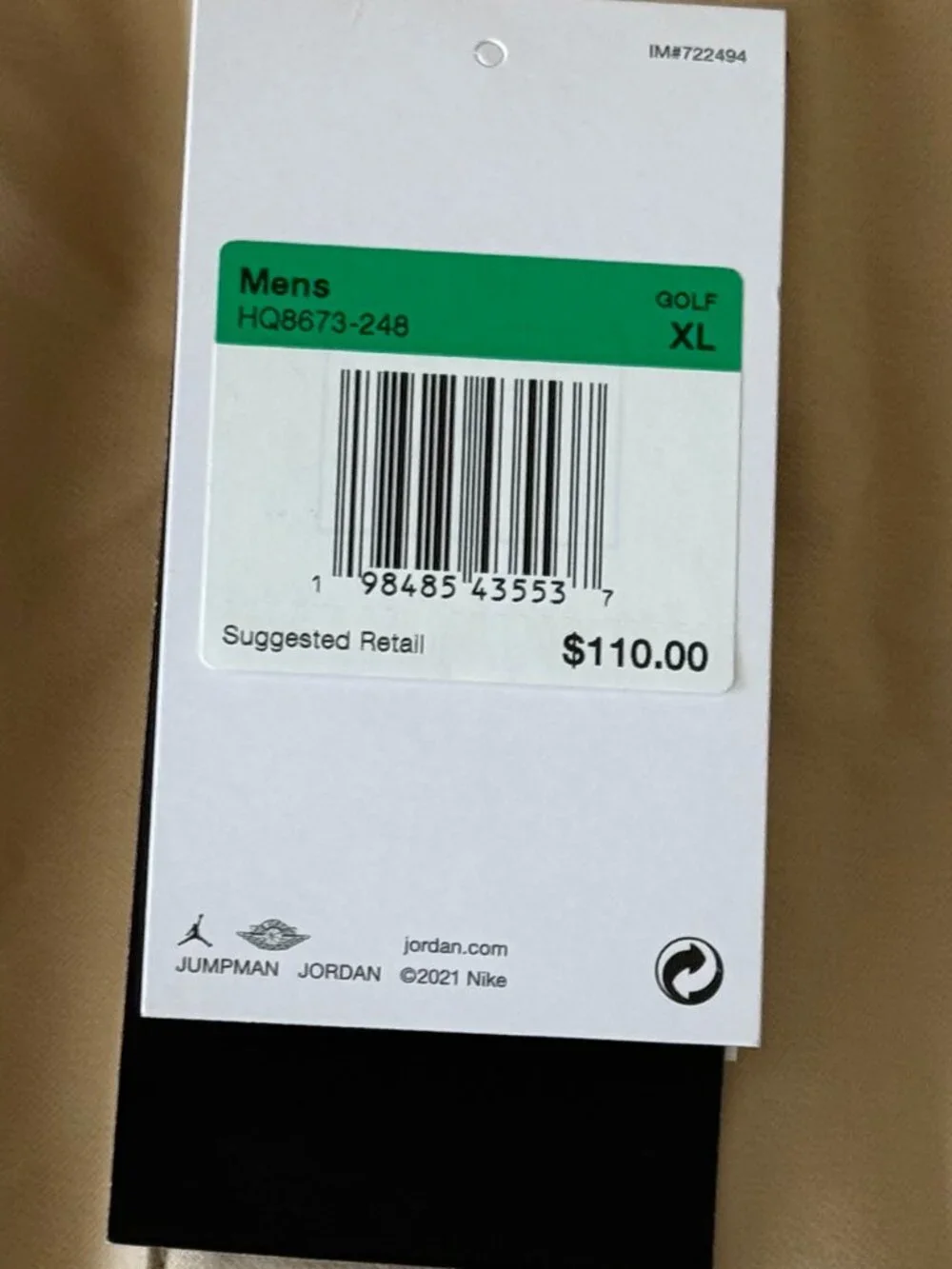 Jordan new tag