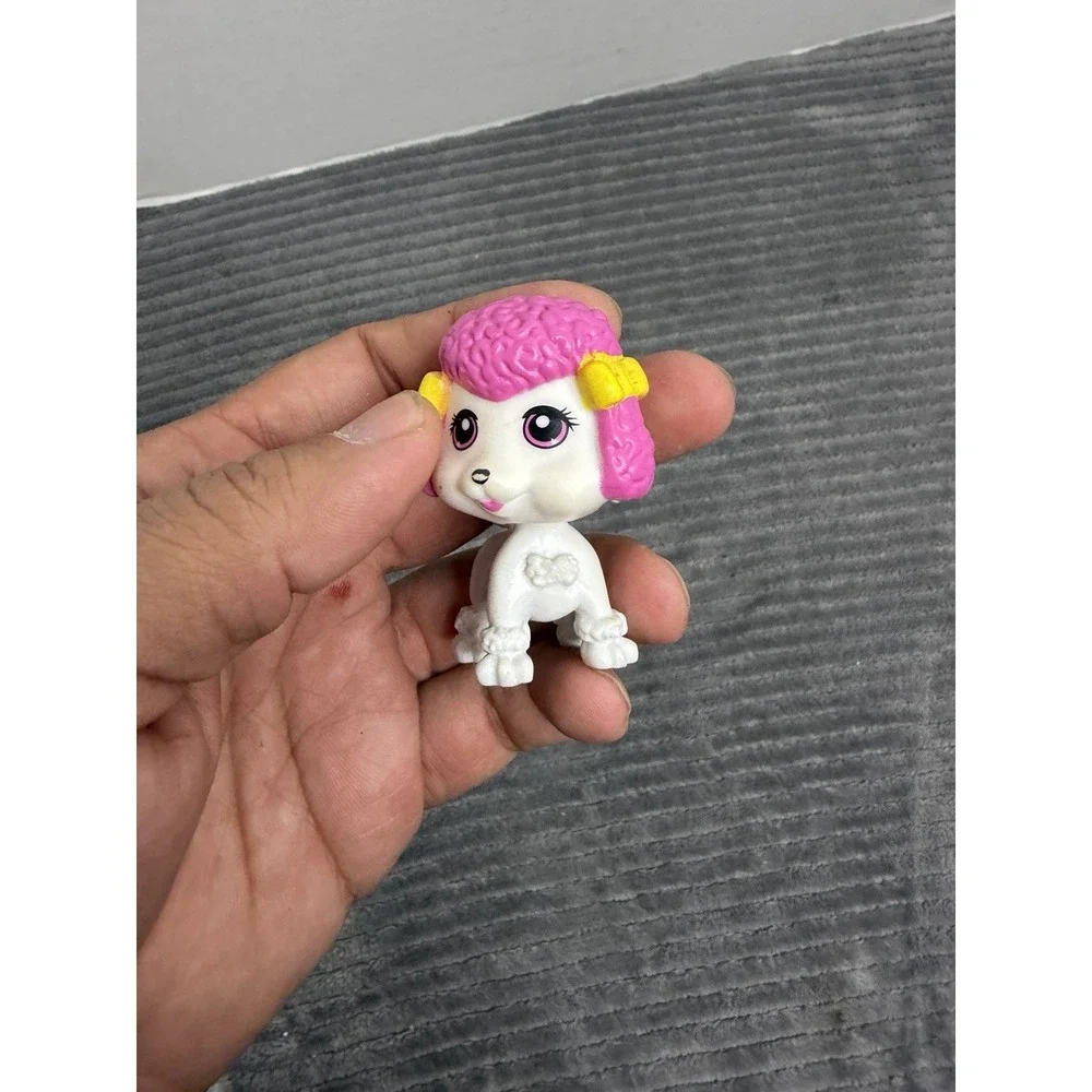 Chic Boutique - My Pet Pals - Pink Poodle - Swivel Head, Yellow Bows - 2