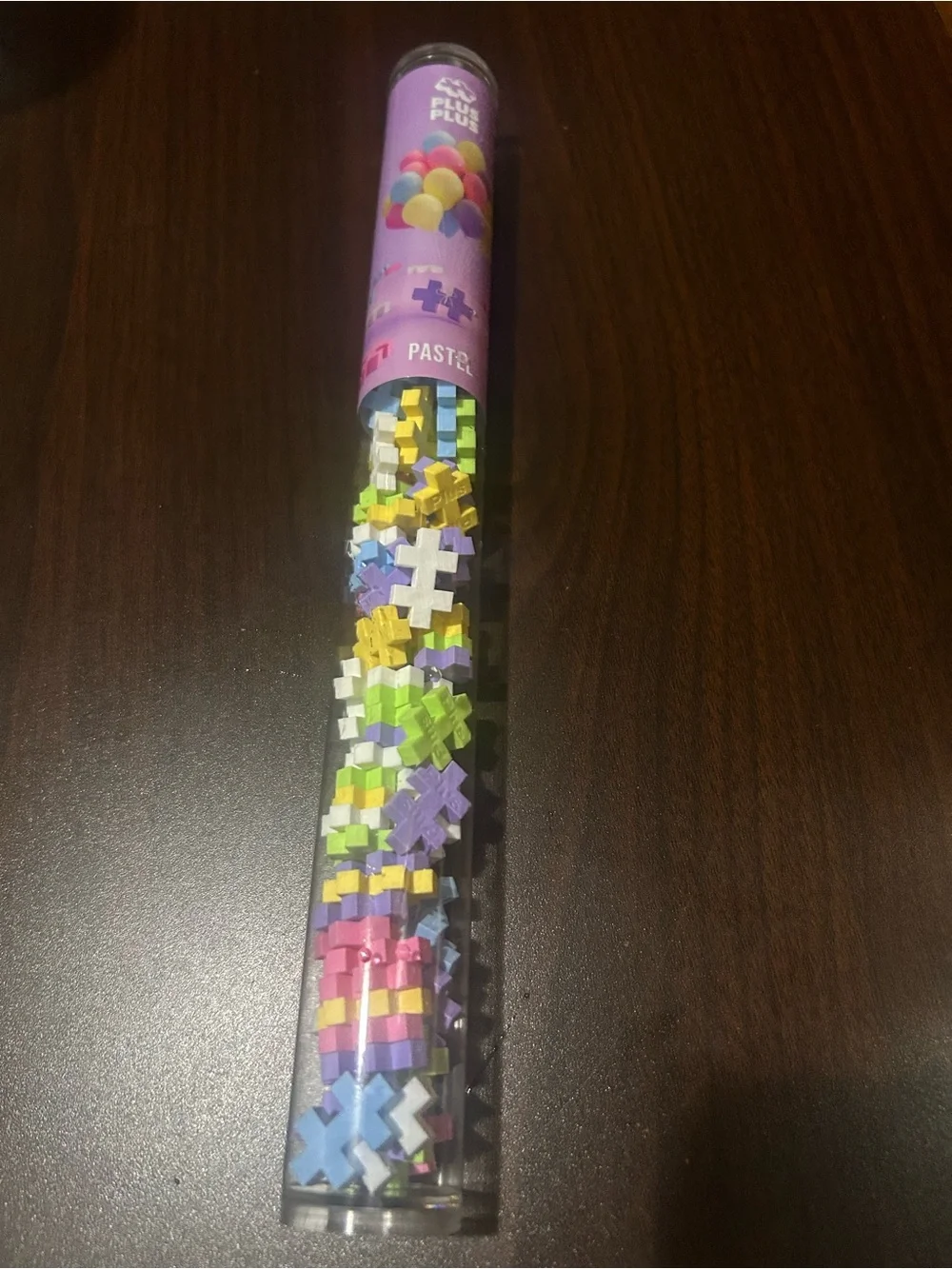 Plus Plus Pastel Building Blocks Tube