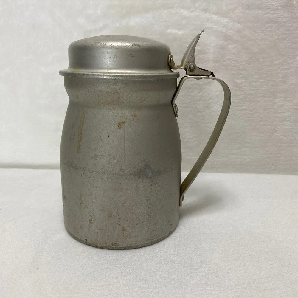 VTG 1940 Pre WWII‎ US Army Aluminum Metal Pitcher Creamer AGM Company