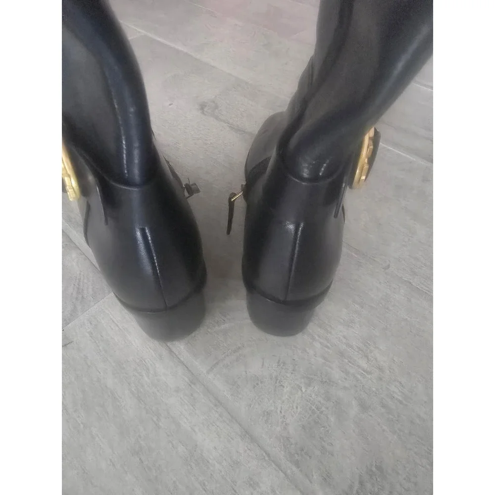 Tory Burch polished black