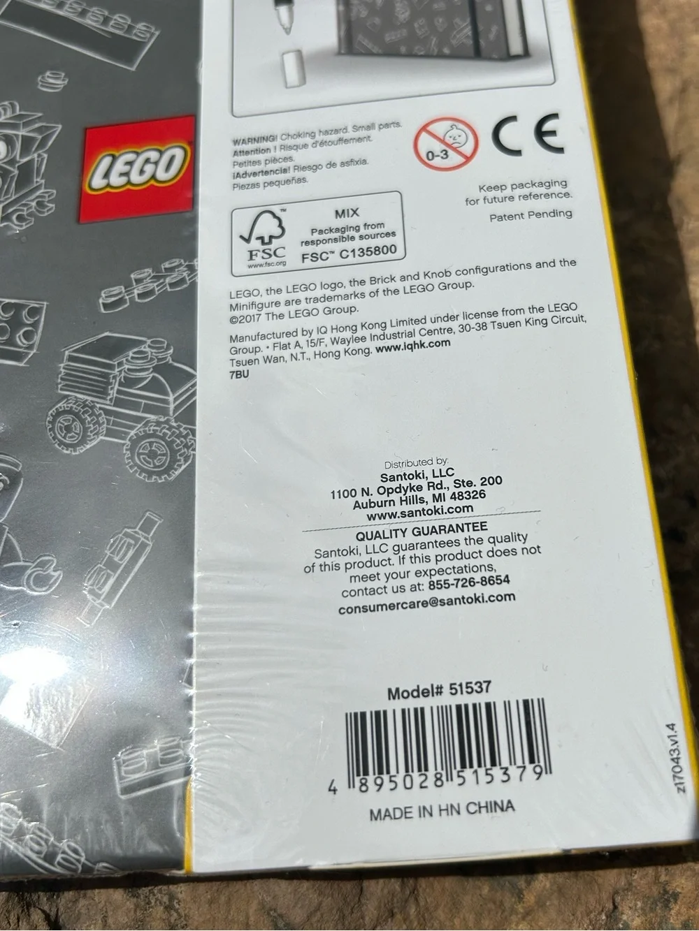 Lego gray white