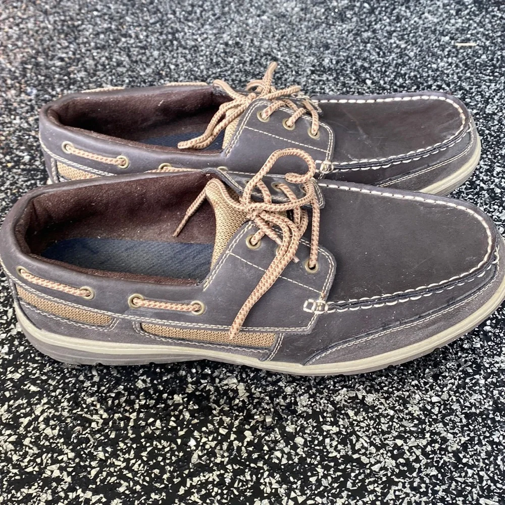 Mens 12 Brown Boat Shoes