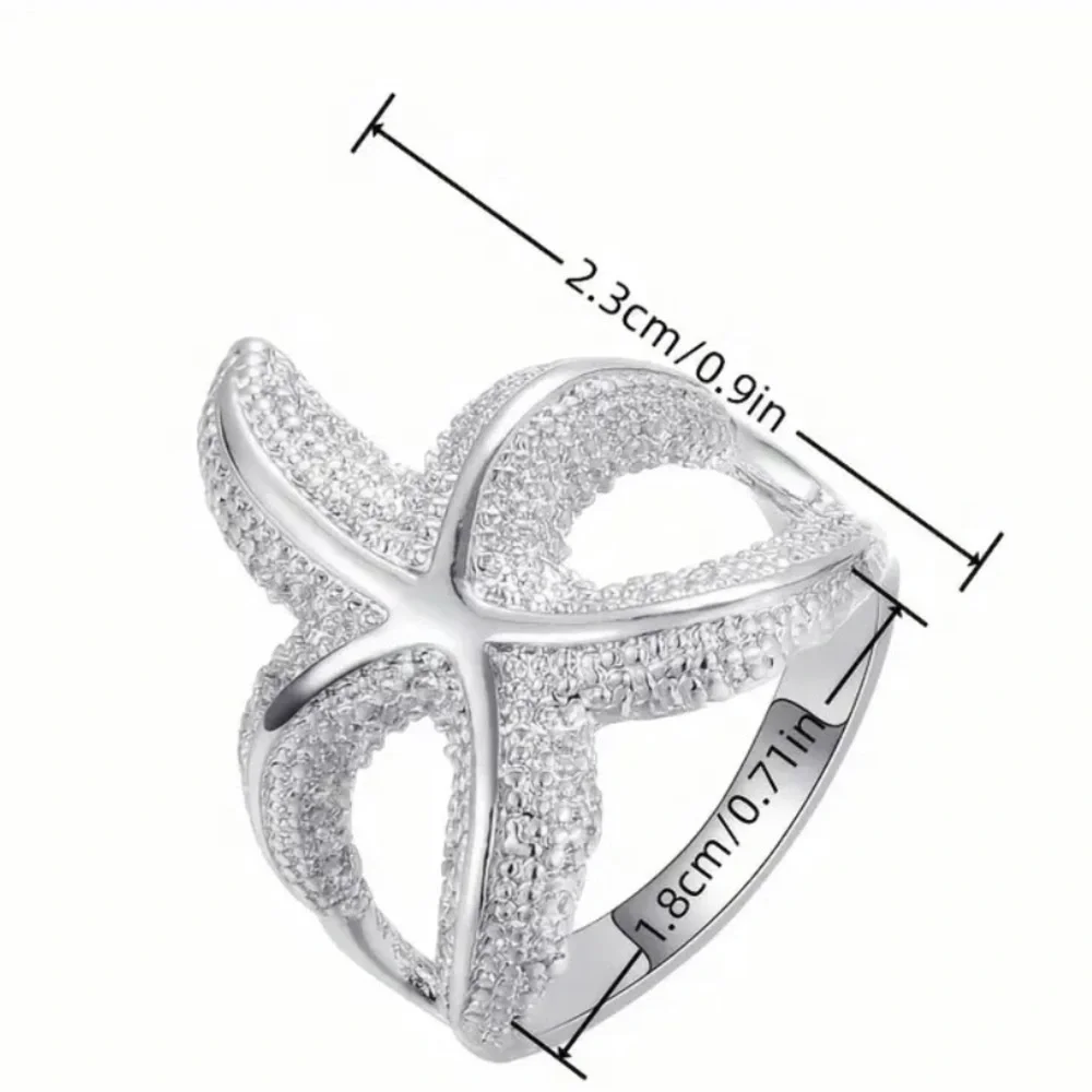 N/A silver starfish
