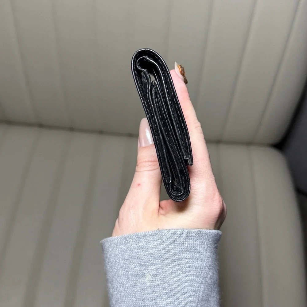 Black Leather Mens Wallet