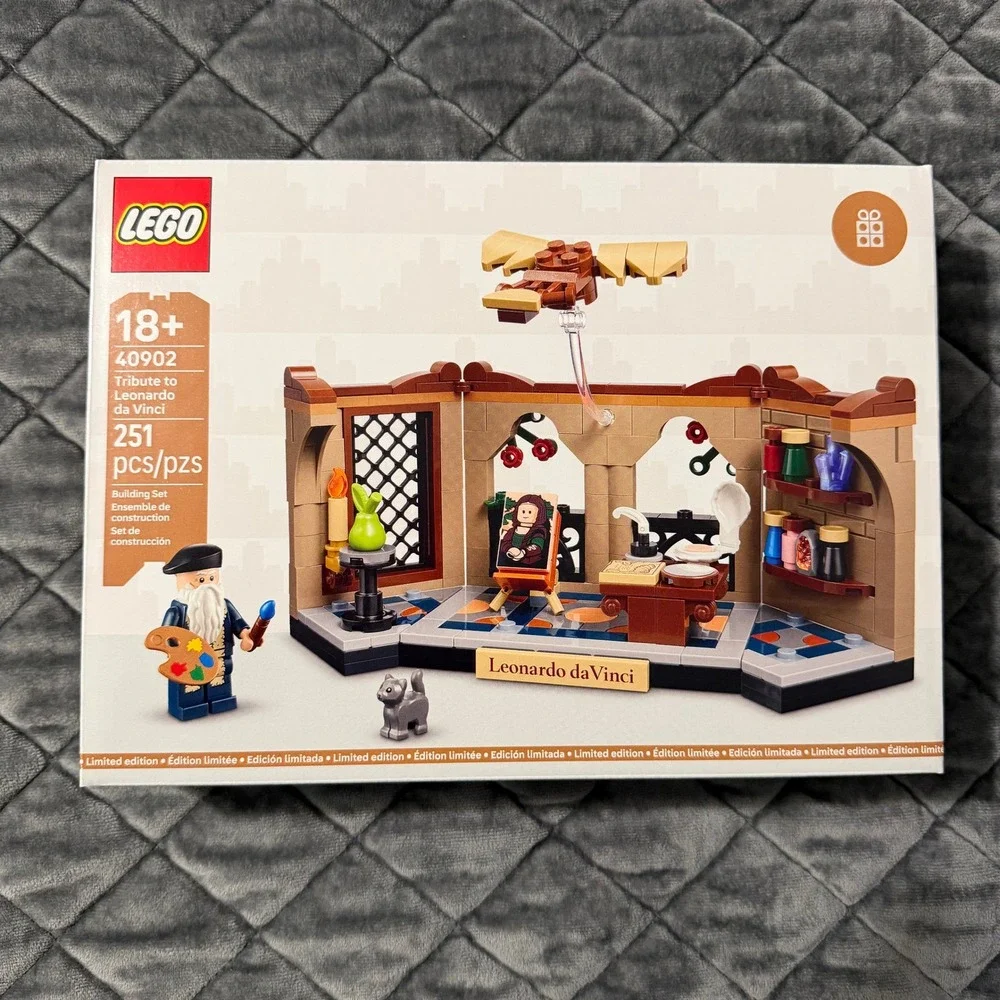 LEGO #40902 Tribute to Leonardo da Vinci GWP Limited Edition Building Set NEW