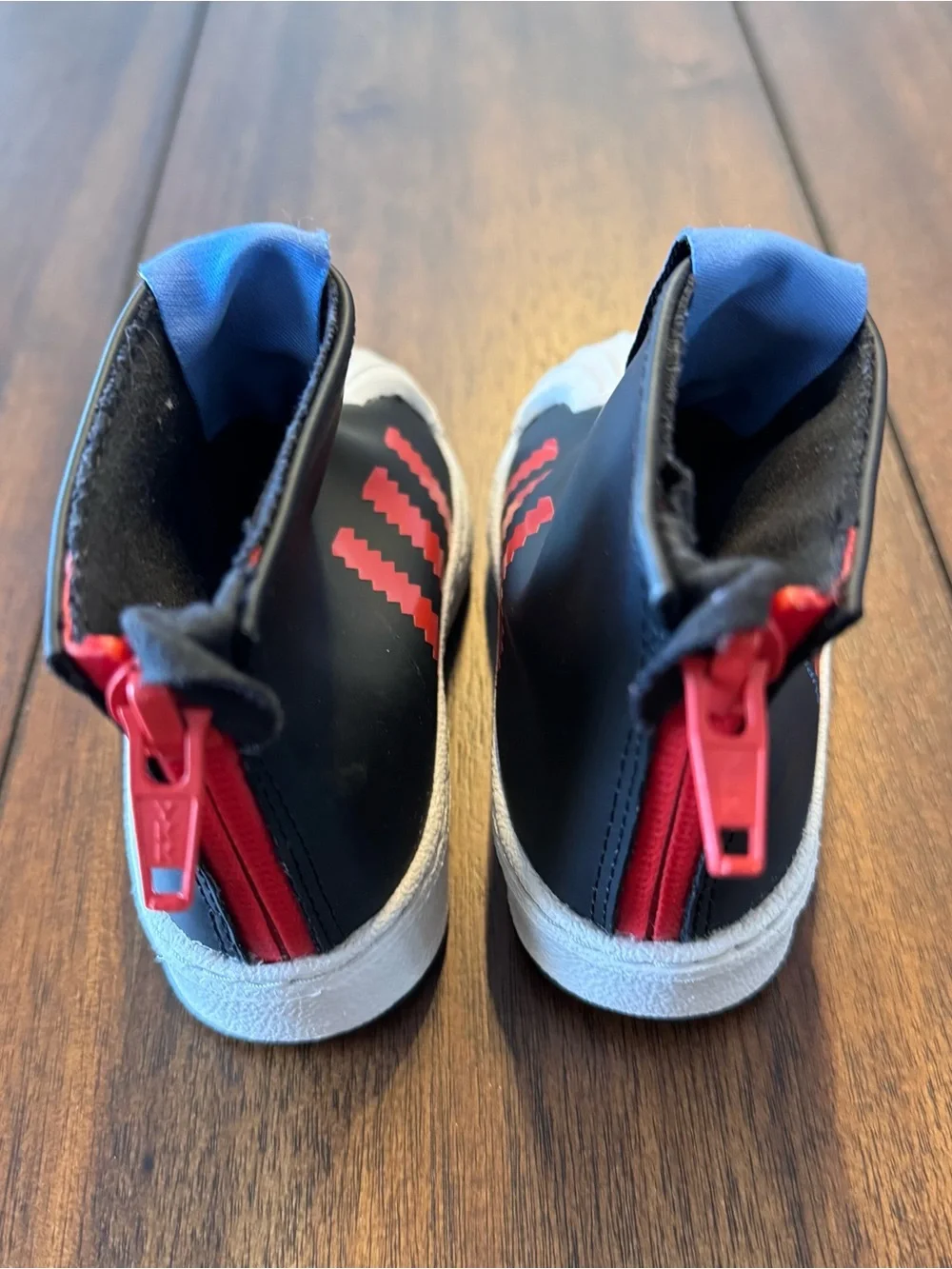 Adidas Baby Toddler Originals Superstar 360 Rain Boots Size 4K‎ Black Red