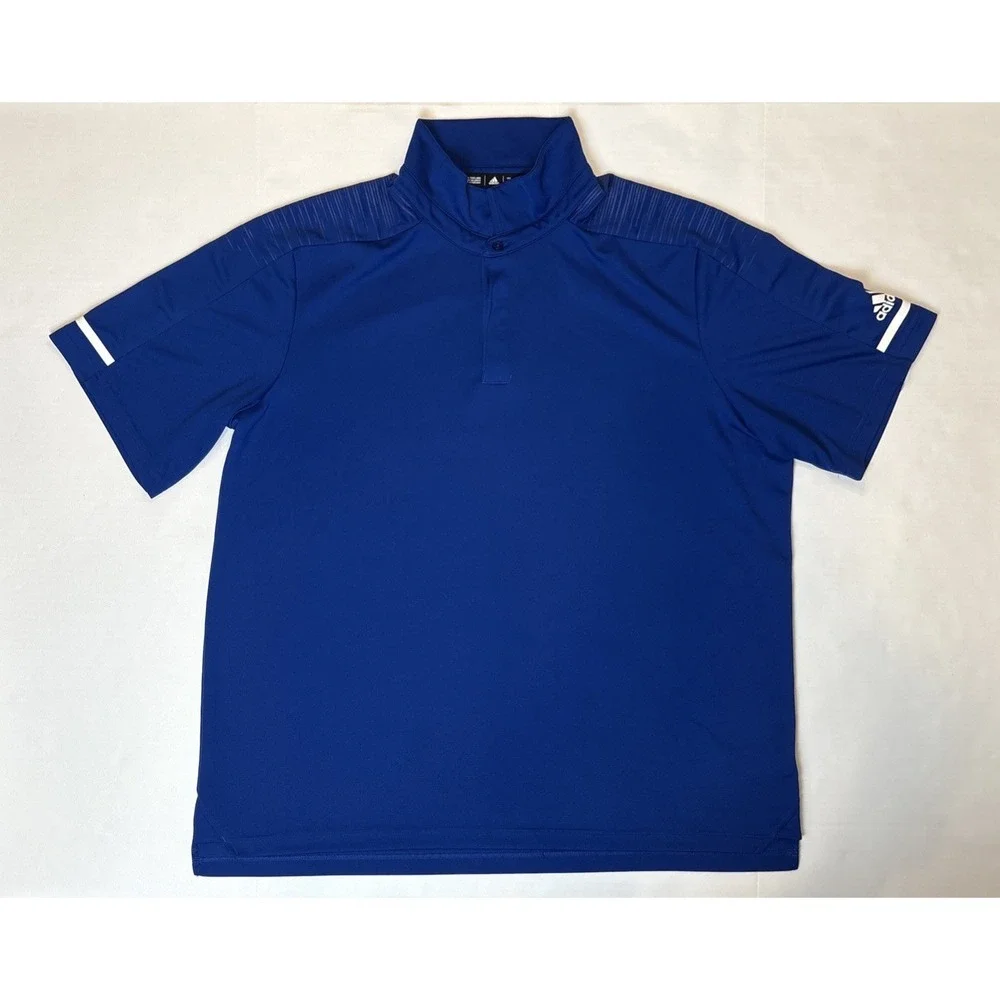 Adidas Short Sleeve Royal Blue Climalite T-shirt Mens Size‎ 2XL