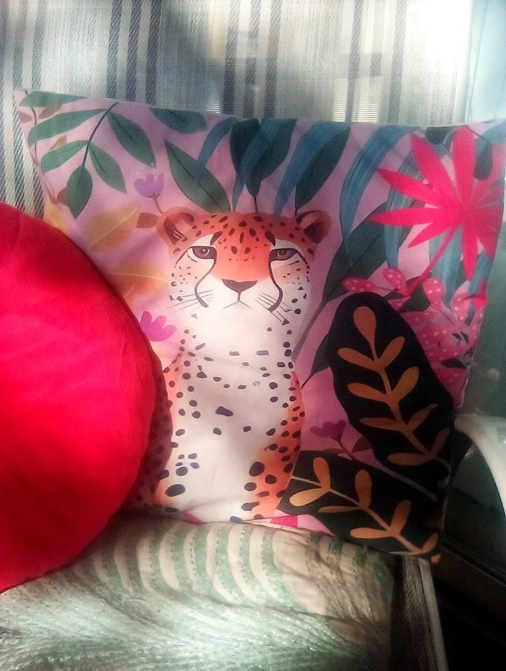 N/A vibrant pillow