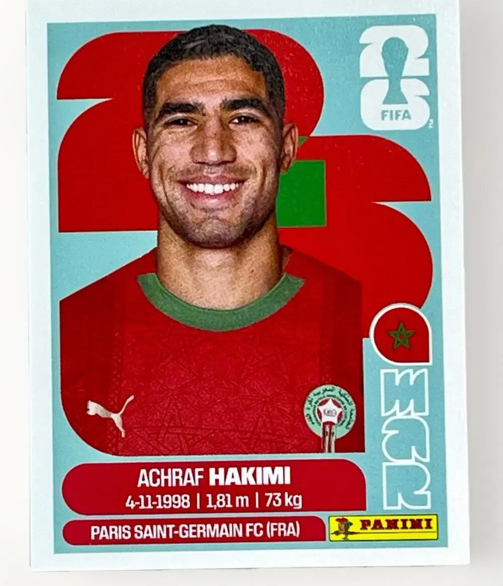 2026 Panini FIFA World Cup Achraf Hakimi Morocco Sticker MAR 4 PSG