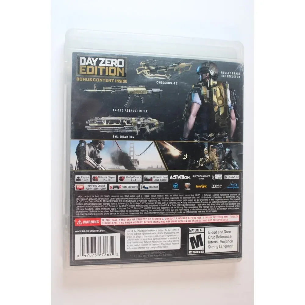 Sony listing information