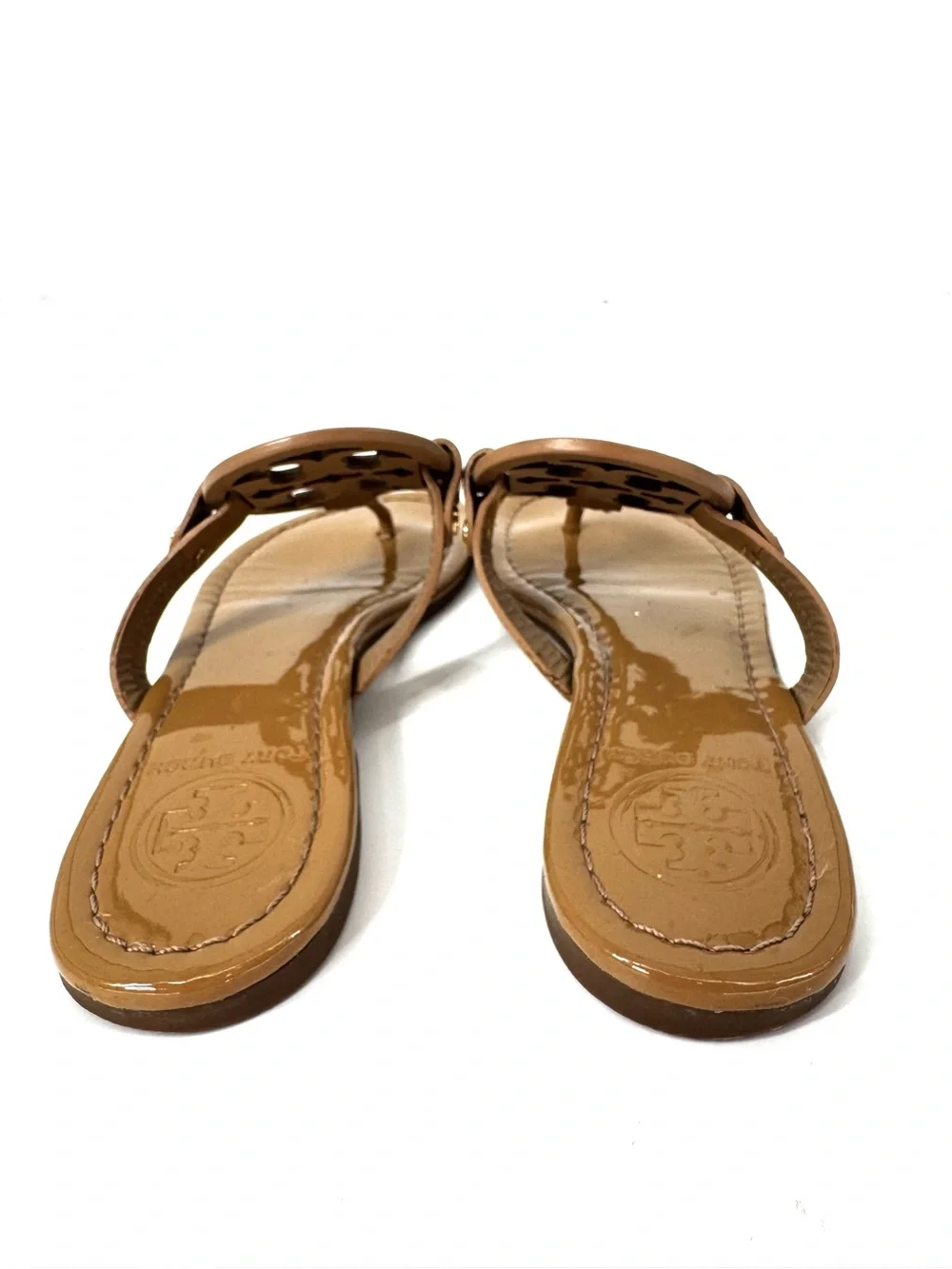 Tory Burch tan patent