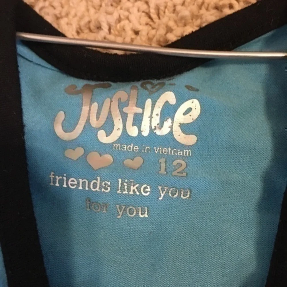 Justice girls size