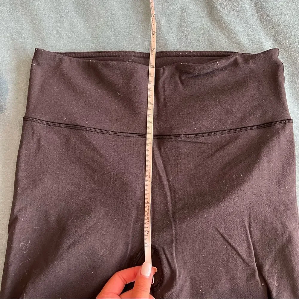 lululemon athletica measurements waistband approximate