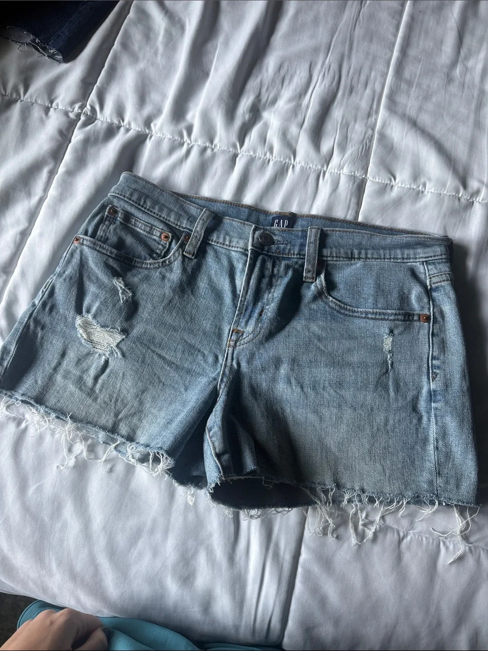 GAP Light Blue Denim Shorts