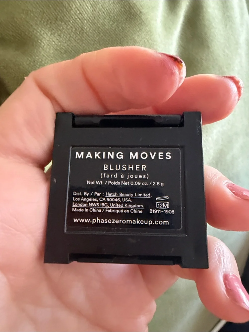 Phase Zero compact blusher
