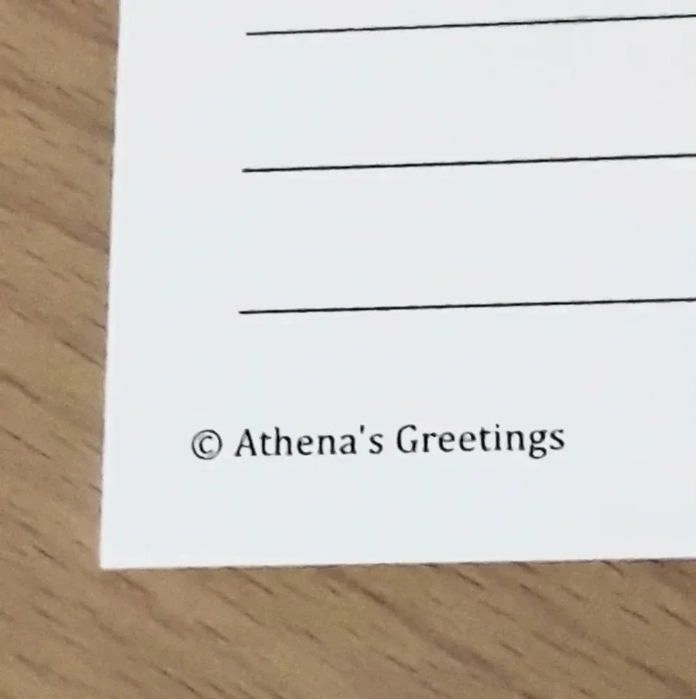 Athenas Greetings unique greeting
