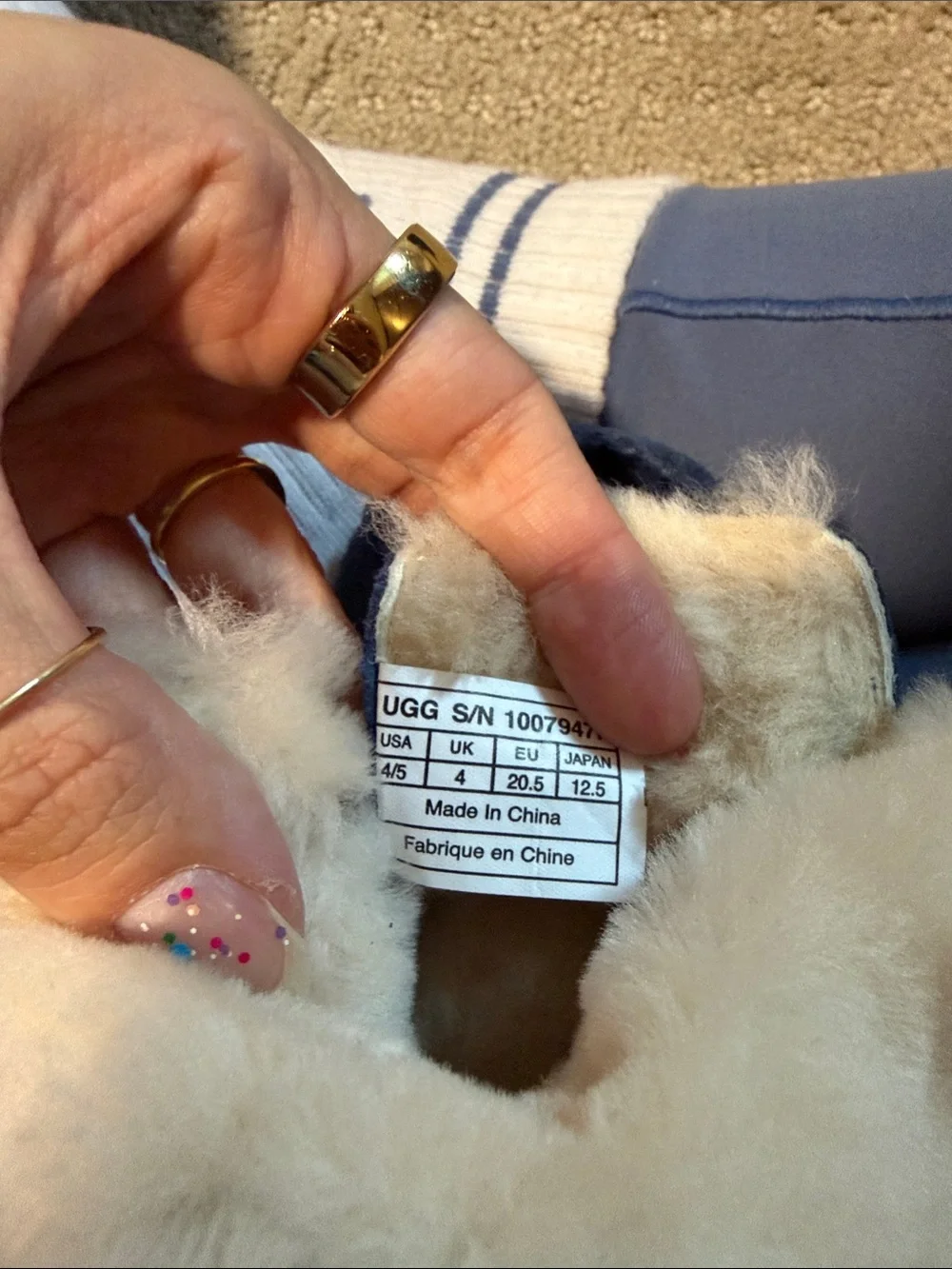 UGG soft blue