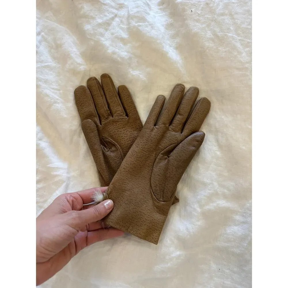 Vintage brown leather