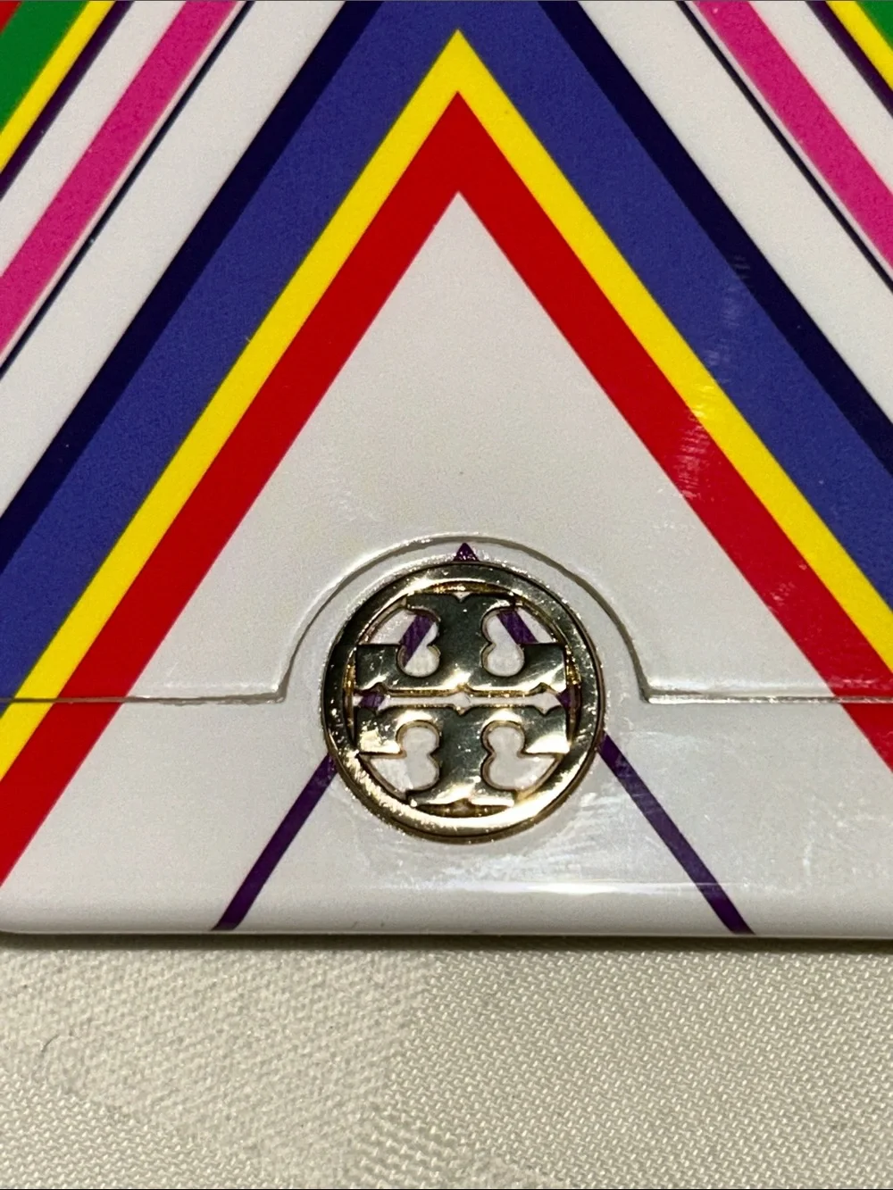 Tory Burch glossy white
