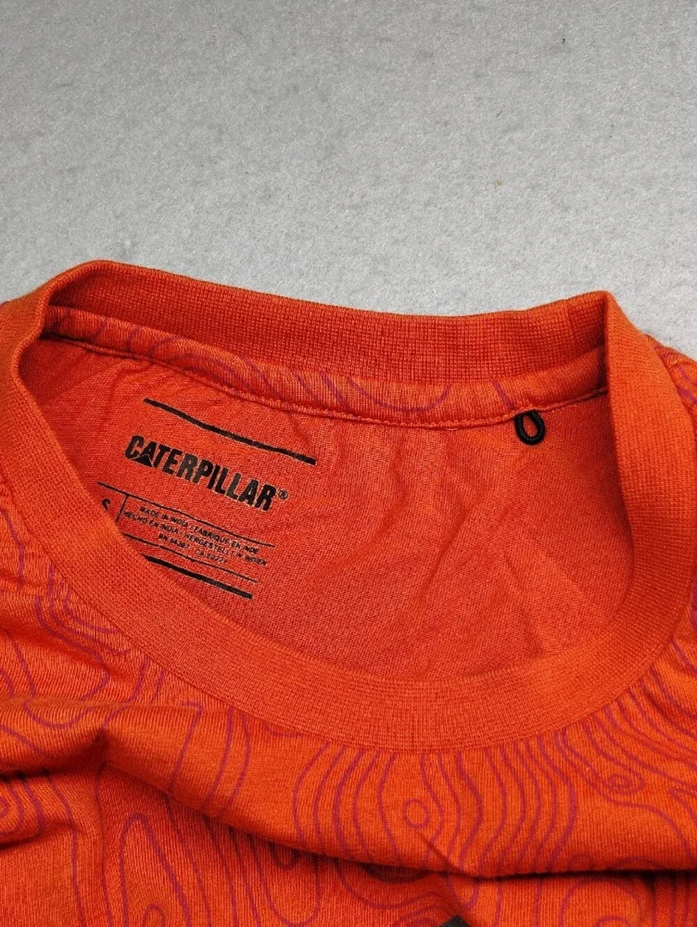 Caterpillar cat orange