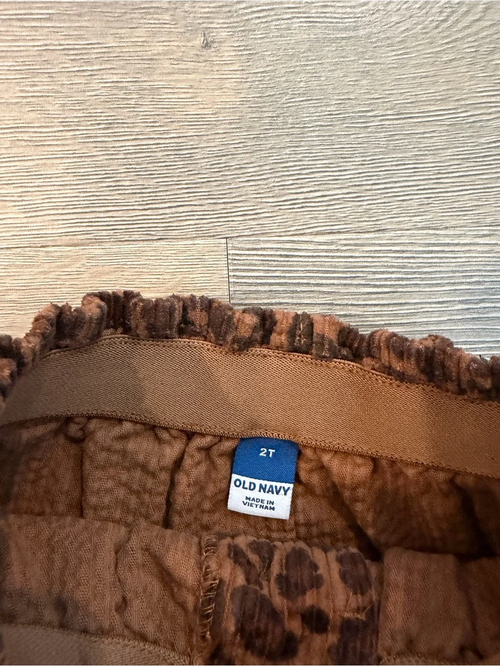 Old Navy Cheetah Leopard Print Corduroy Skirt Girls 2T