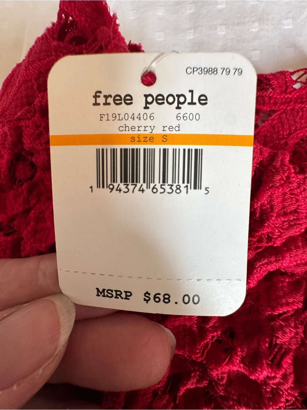 Free People delicate lace