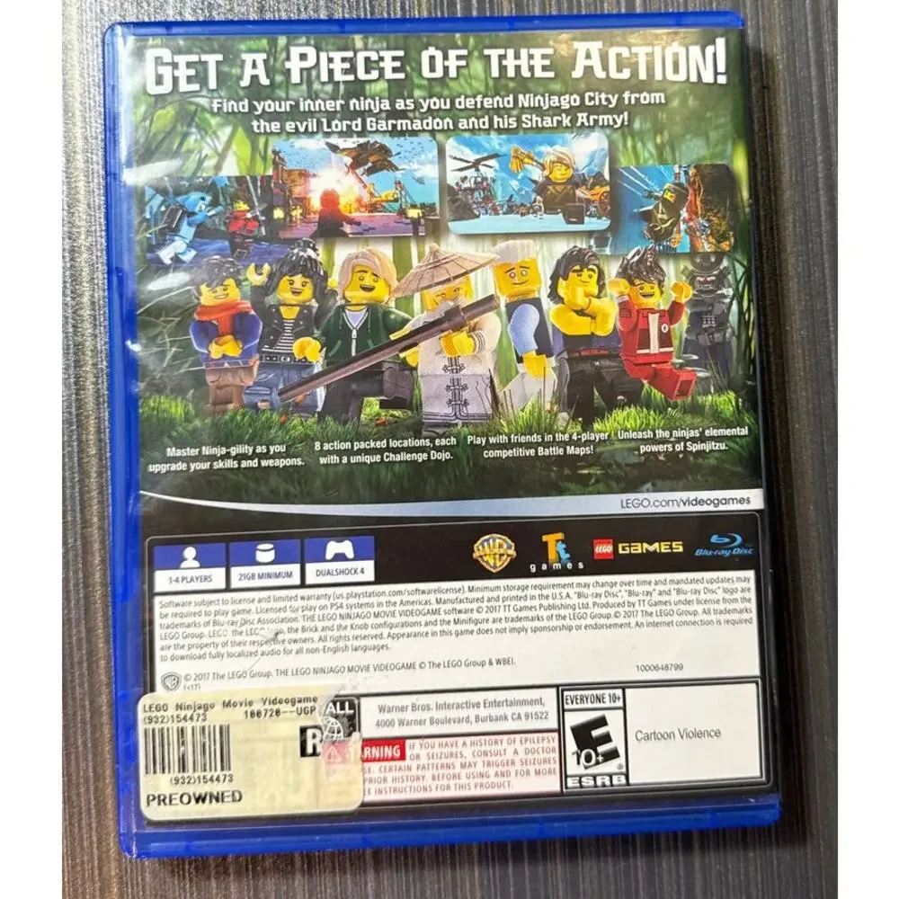 Sony lego ninjago