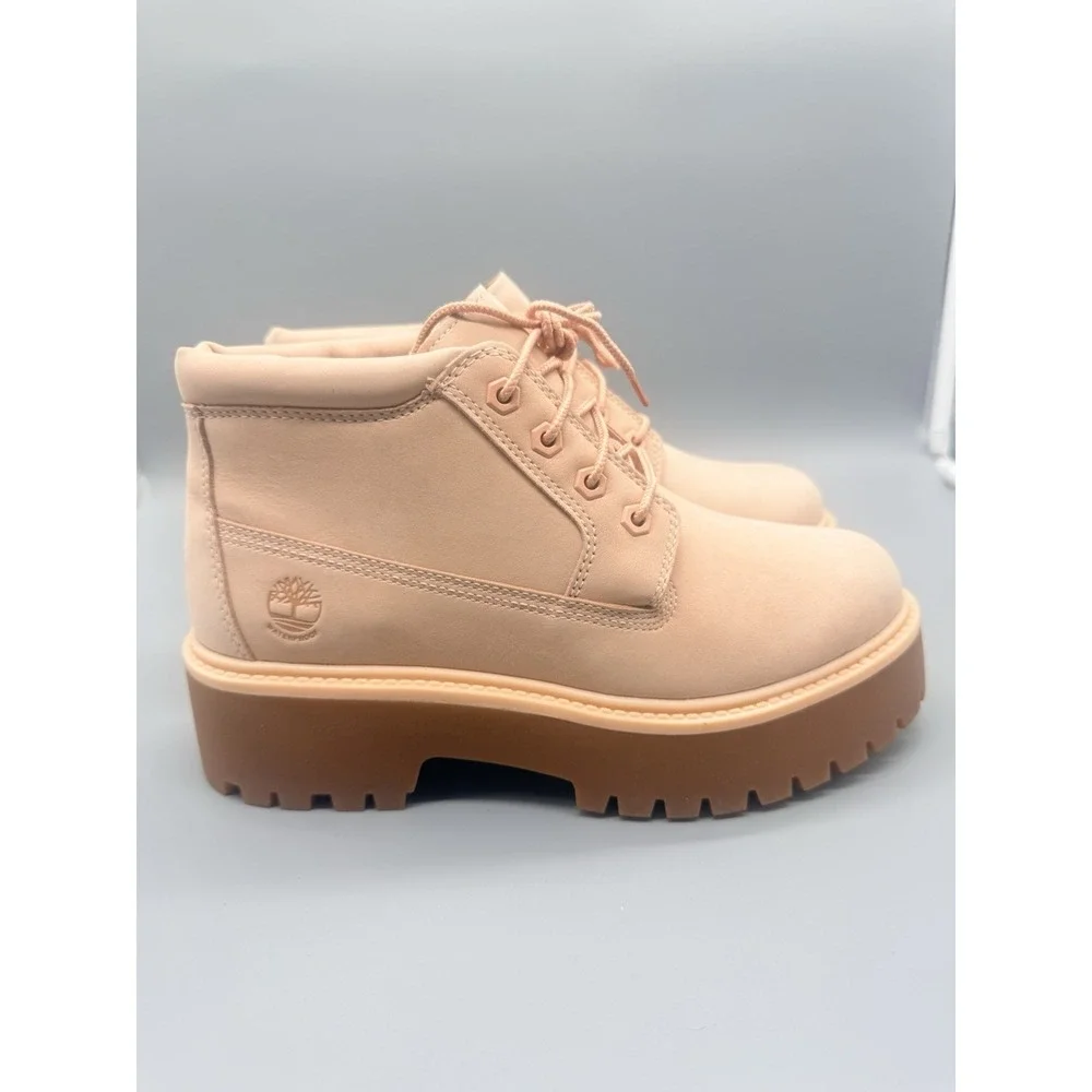 Timberland‎ Stonestreet Platform Waterproof Chukka Pink Juniors 6.5 Womens 8