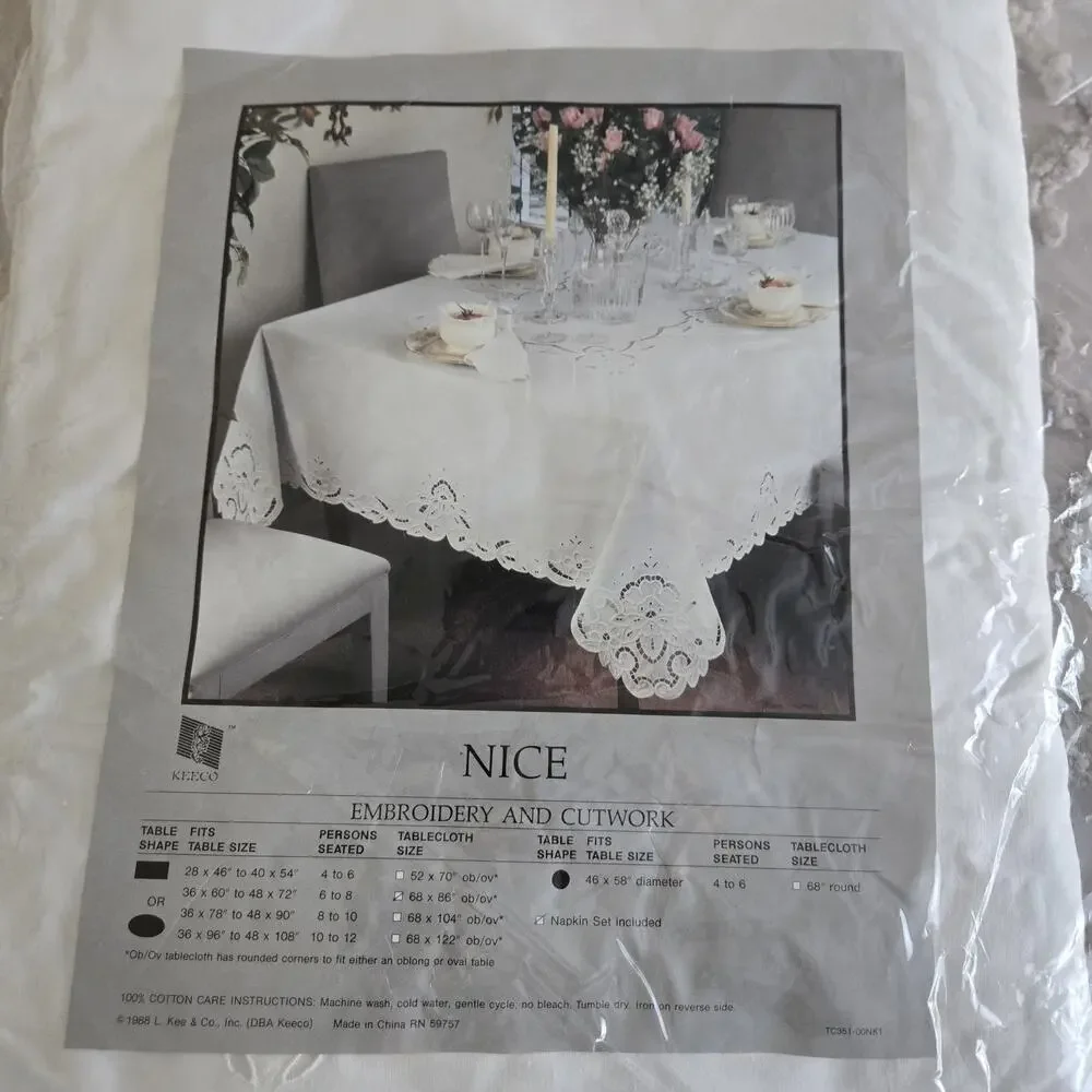 Keeco timeless embroidered