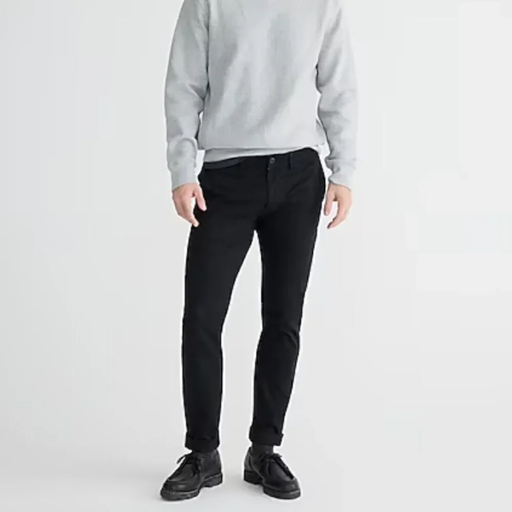 J. Crew 484 Slim-fit stretch chino pant Black size 31 NWT