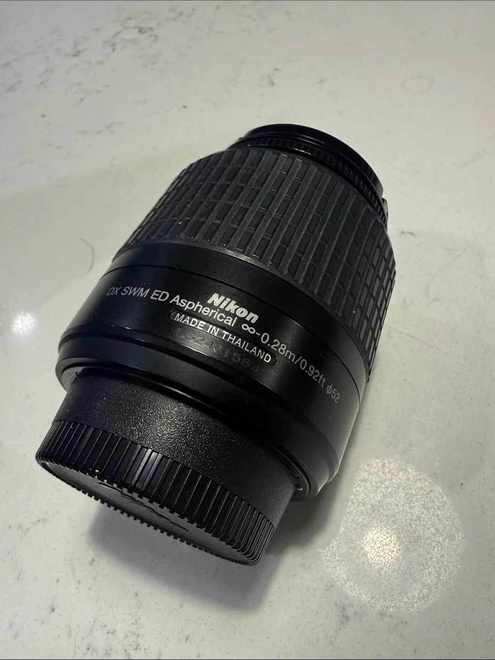 Nikon Black DX AF-S Nikkor Aspherical 18-55 mm Lens