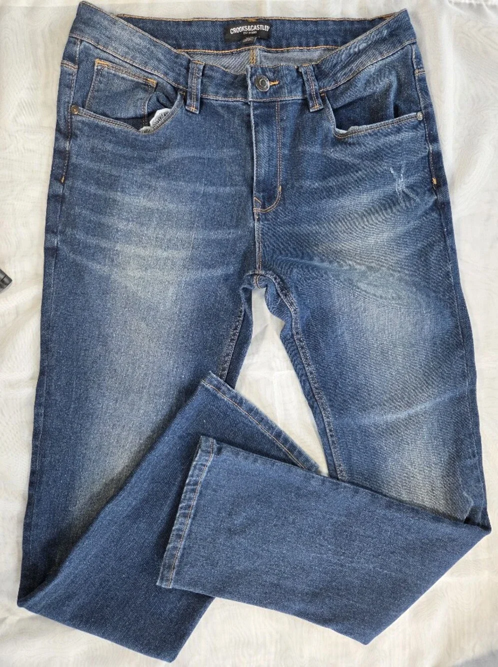 Crooks & Castle Men's Classic Blue Jeans