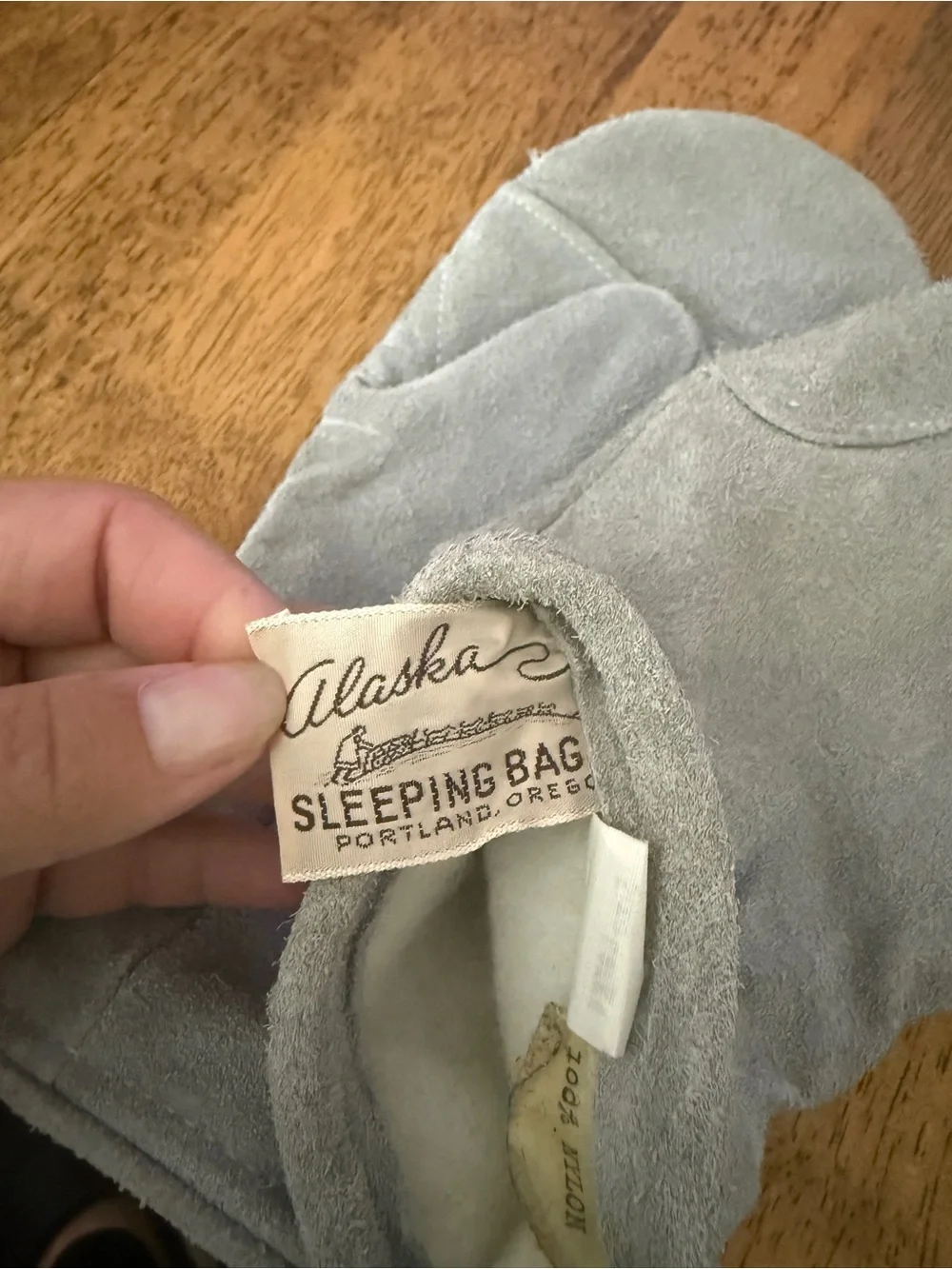 Alaska sleeping Bag soft suede