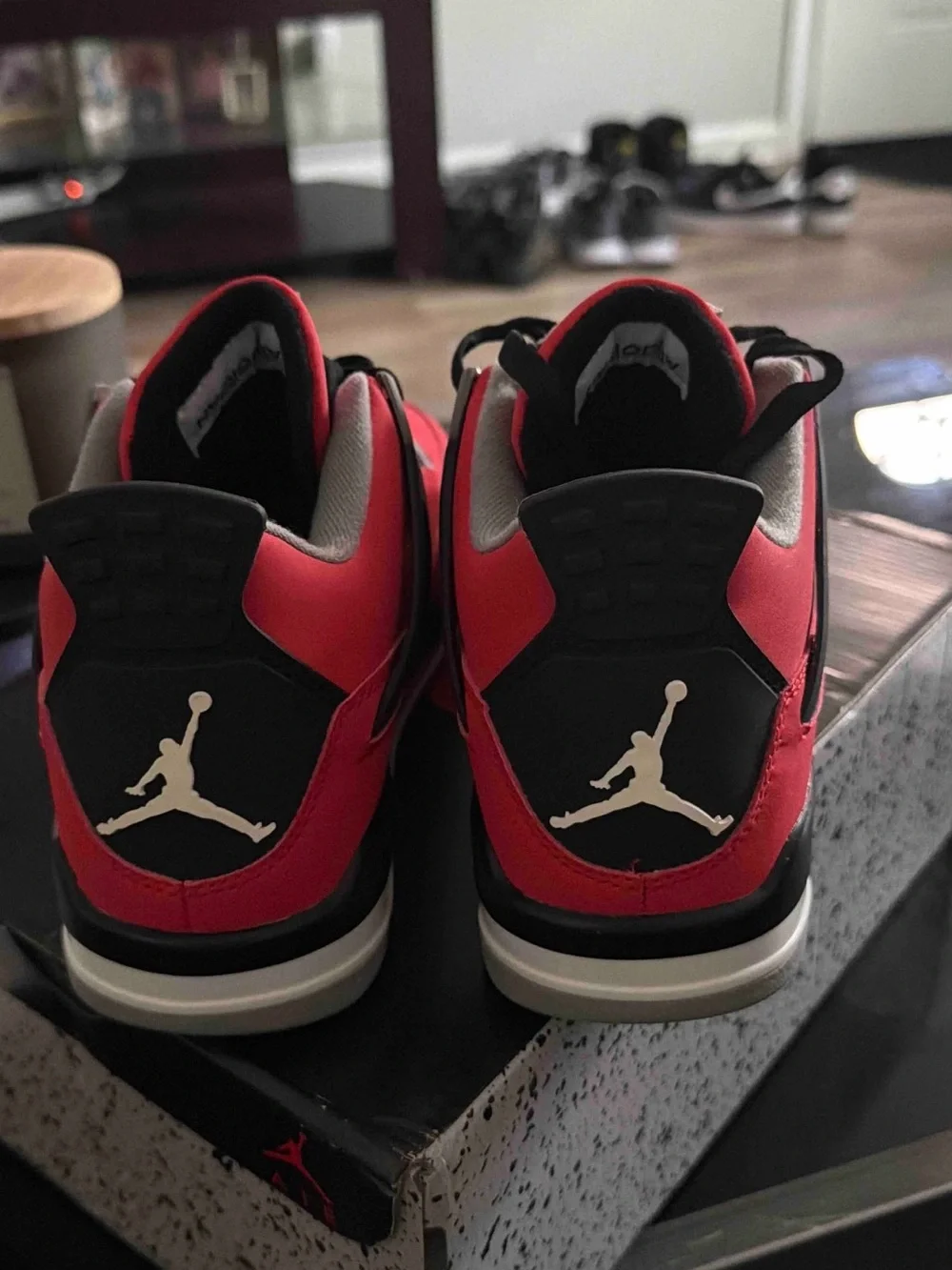 Jordan striking red