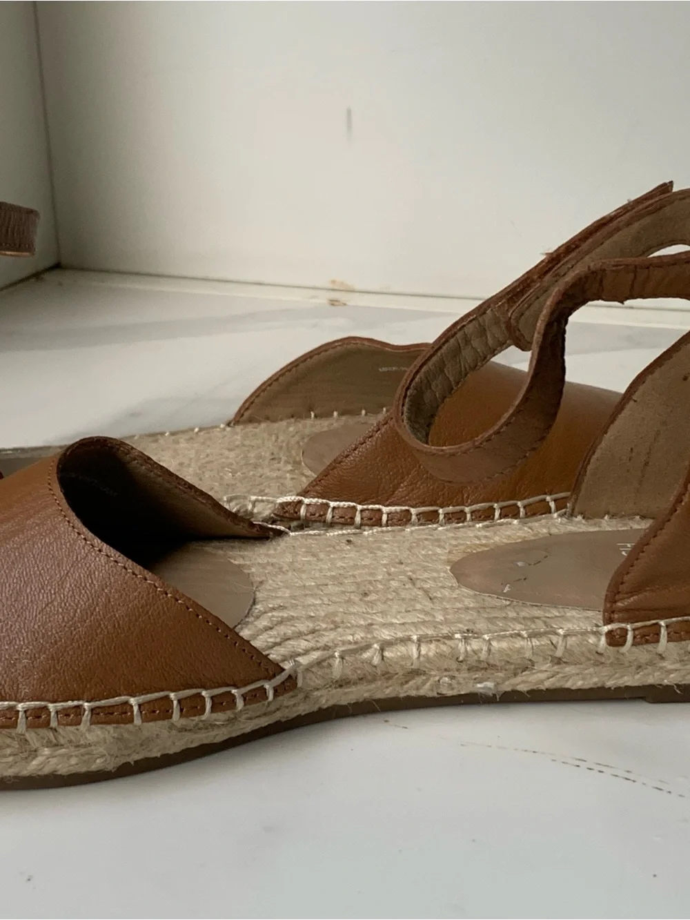 Eileen Fisher brown leather