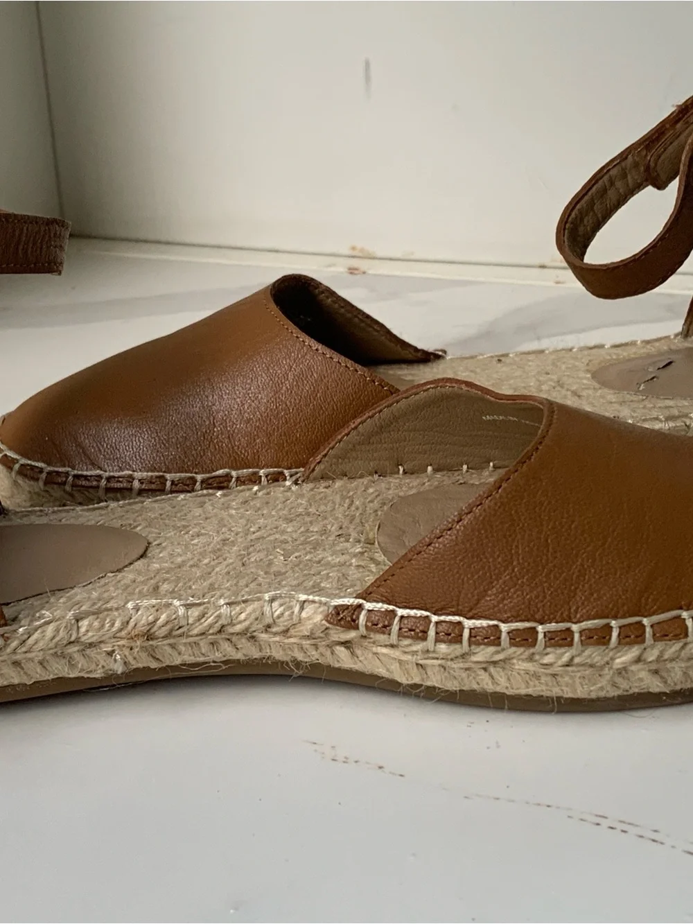 Eileen Fisher brown leather