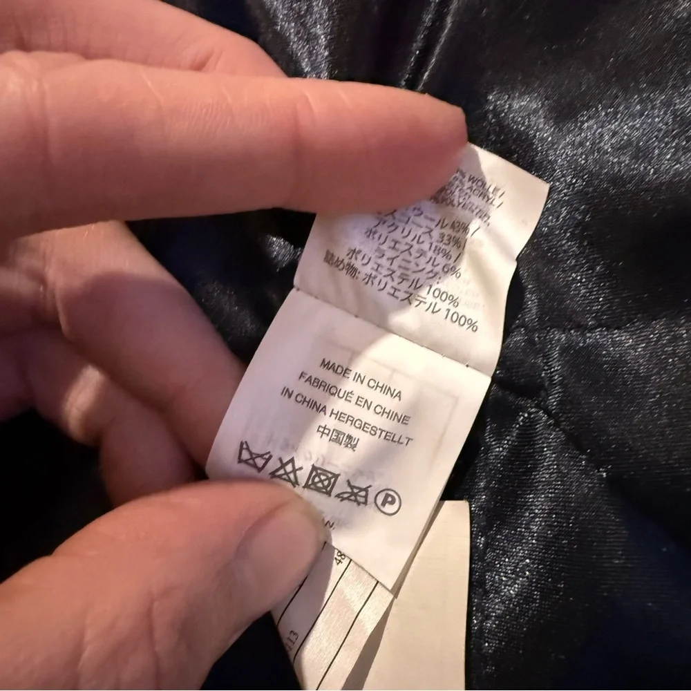 J. Crew Monochrome Textured Teddy Jacket