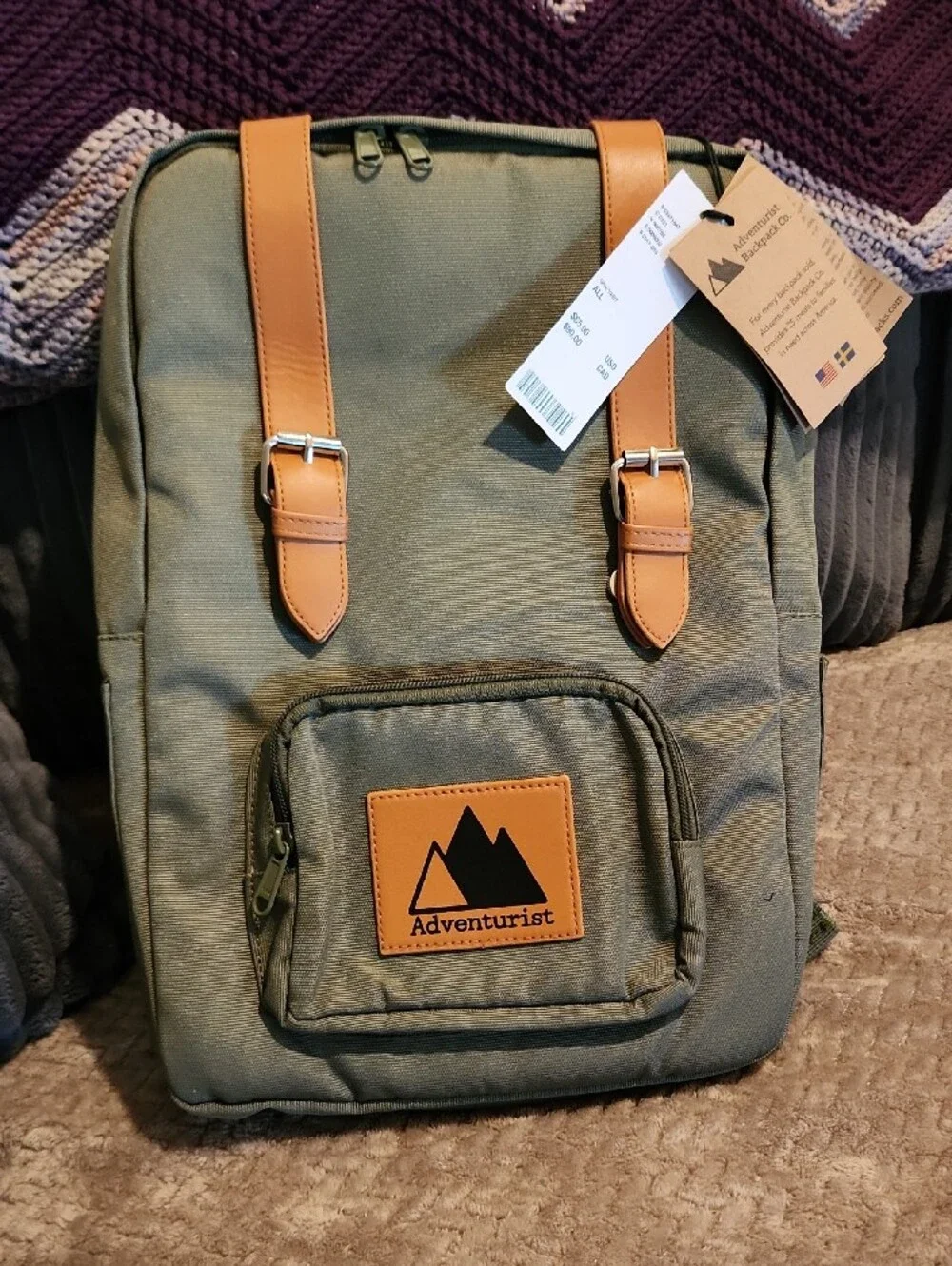 Adventurist Backpack Co. water resistant