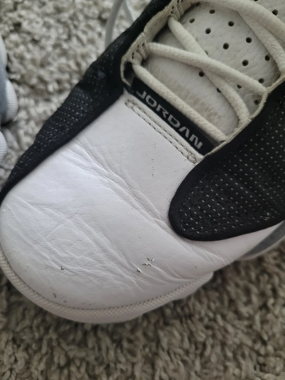 Nike Air Jordan 13 Retro Low-Top Sneakers - White, Black, Gray
