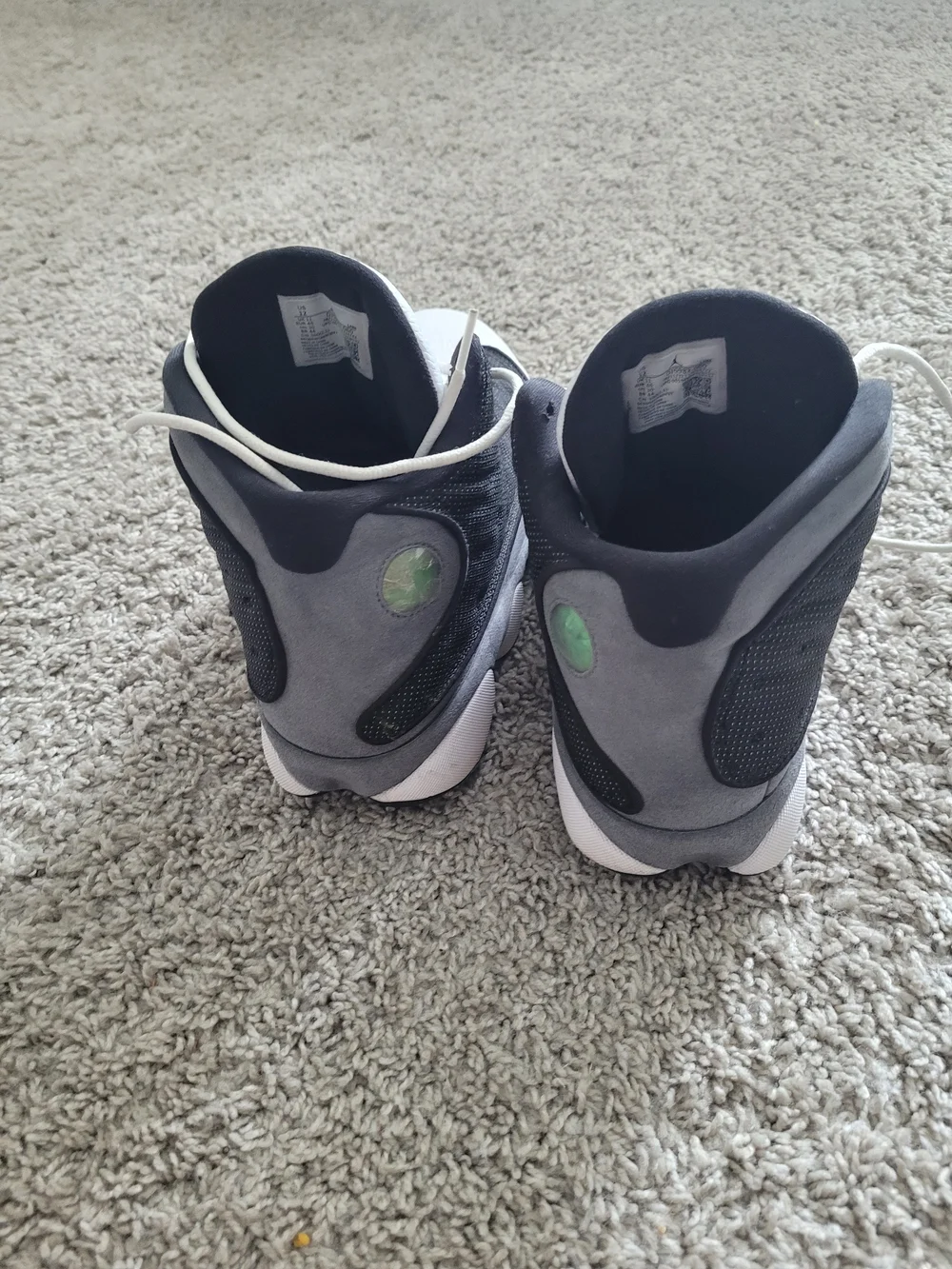 Nike Air Jordan 13 Retro Low-Top Sneakers - White, Black, Gray