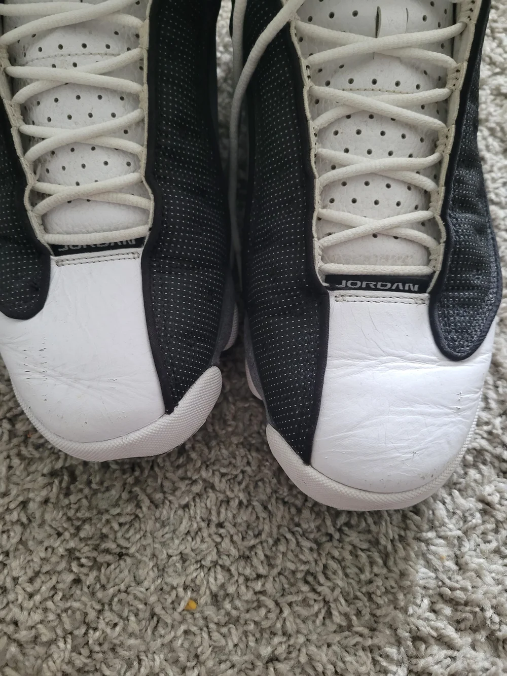 Nike Air Jordan 13 Retro Low-Top Sneakers - White, Black, Gray
