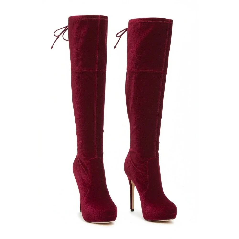 bebe luxurious burgundy