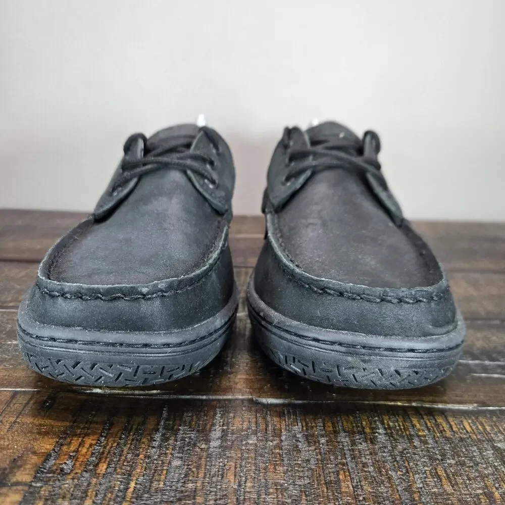 Sperry Billfish 3 Eye Mens Size 11 M Boat Shoes Lace Up Triple Black