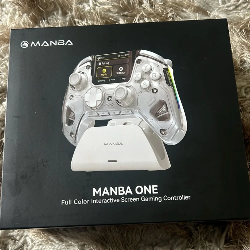 Manba One Built-in Display Wireless Controller for PC/Switch   New Open Box