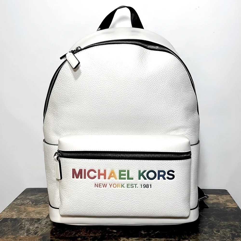 MICHAEL KORS 🌈 MENS Cooper pebble leather  Backpack