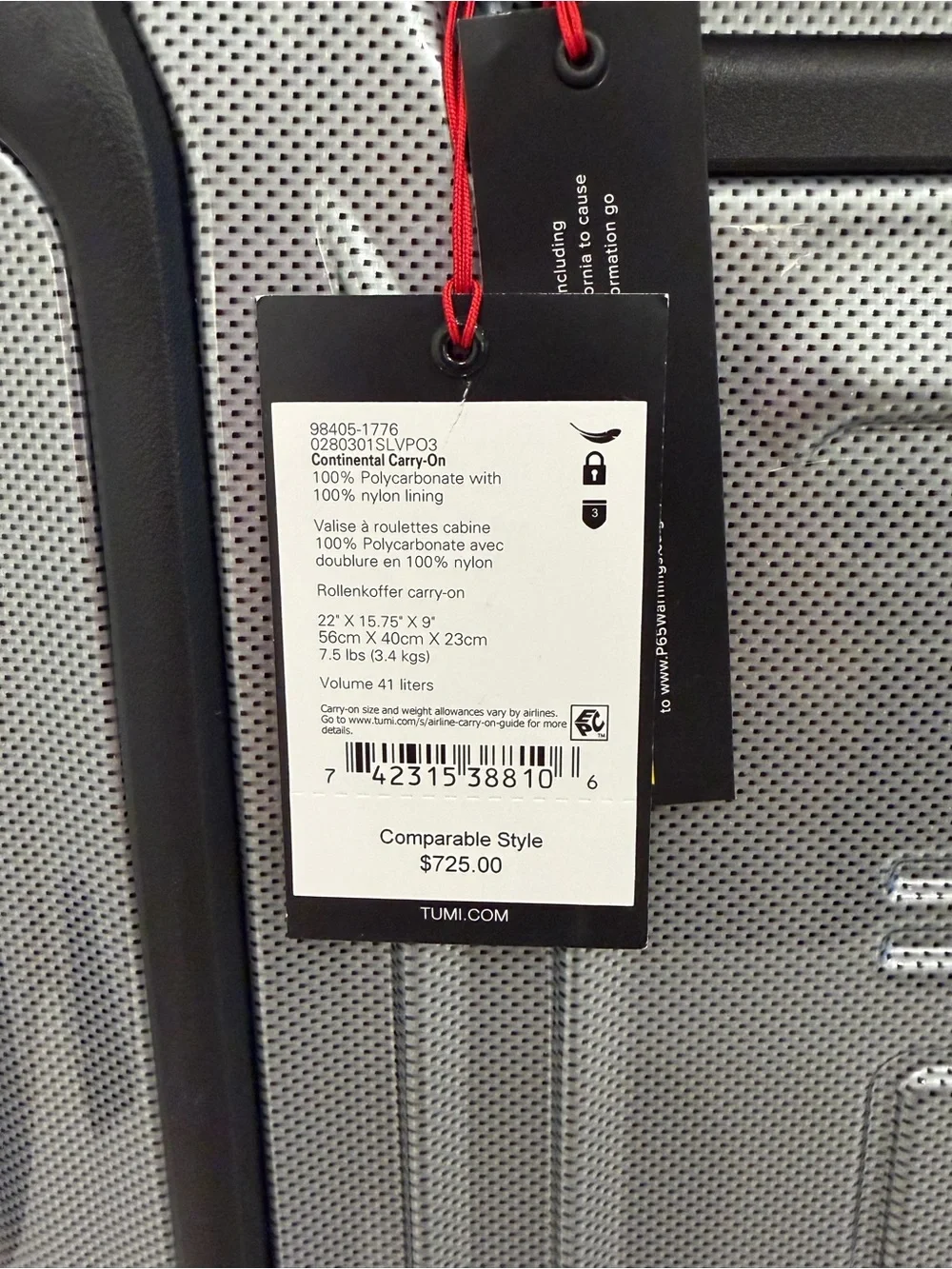 Tumi durable hard