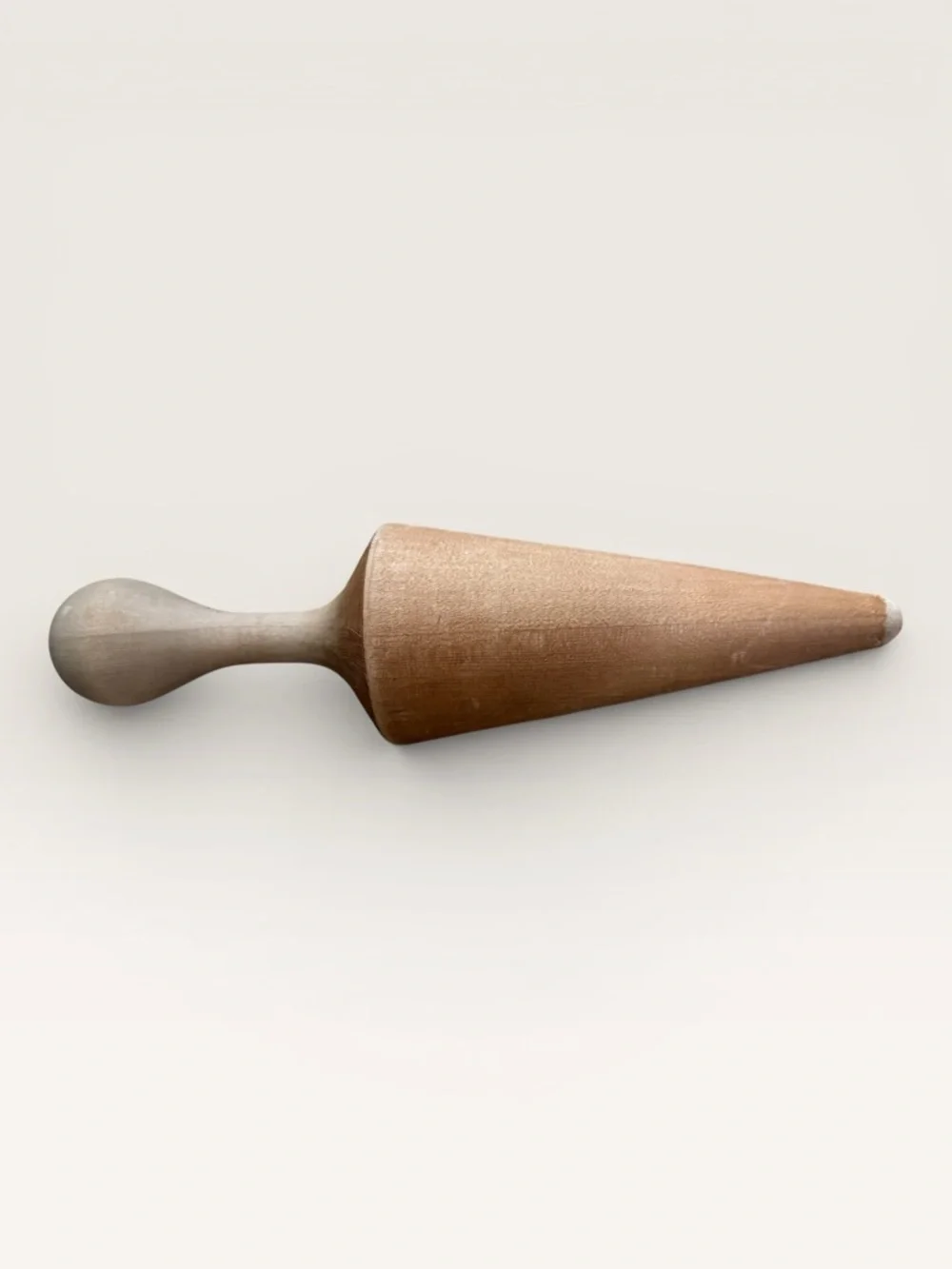 Vintage 1950’s Wooden Cone-Shaped Pestle/Masher