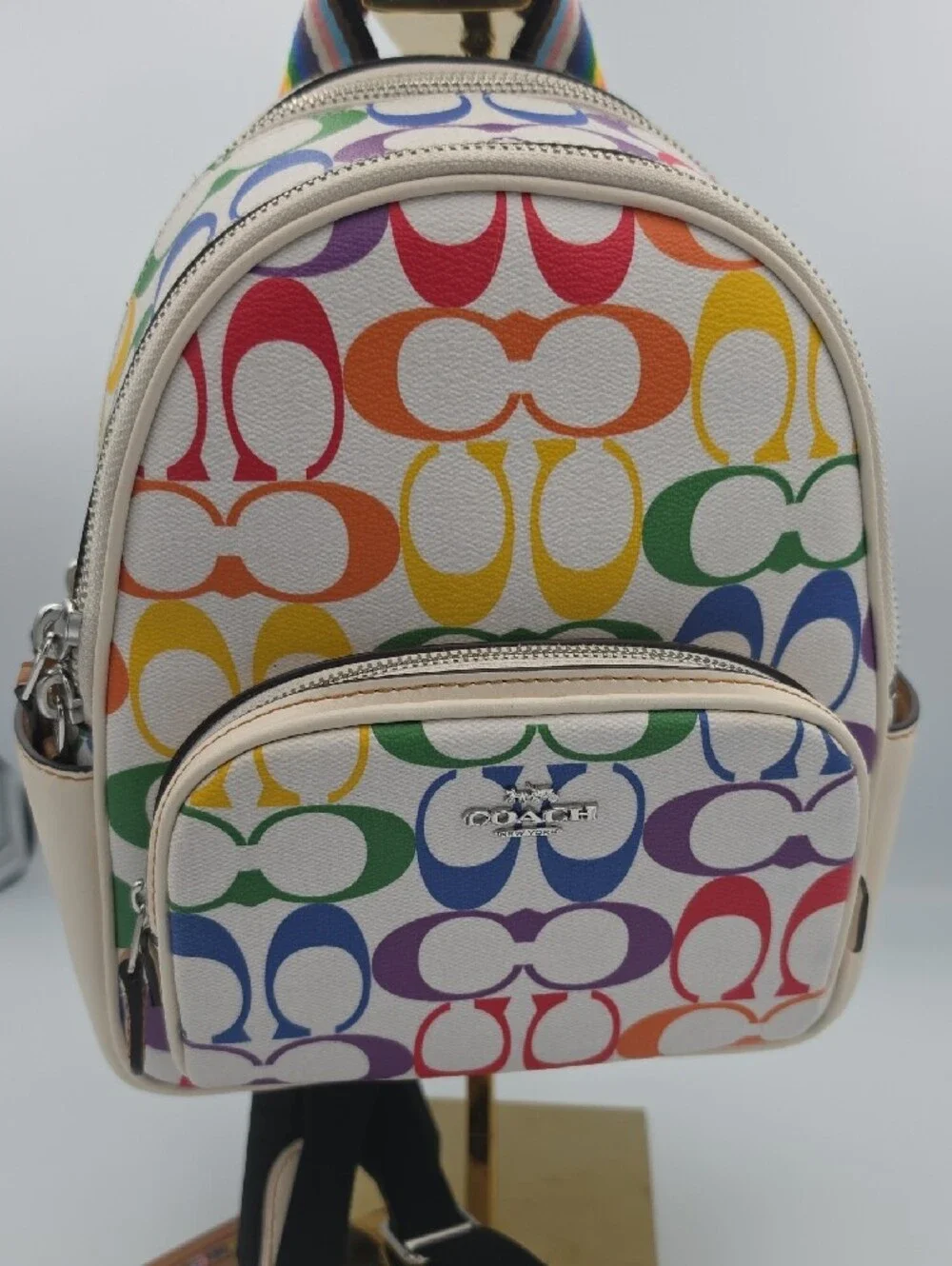 Coach compact backpack