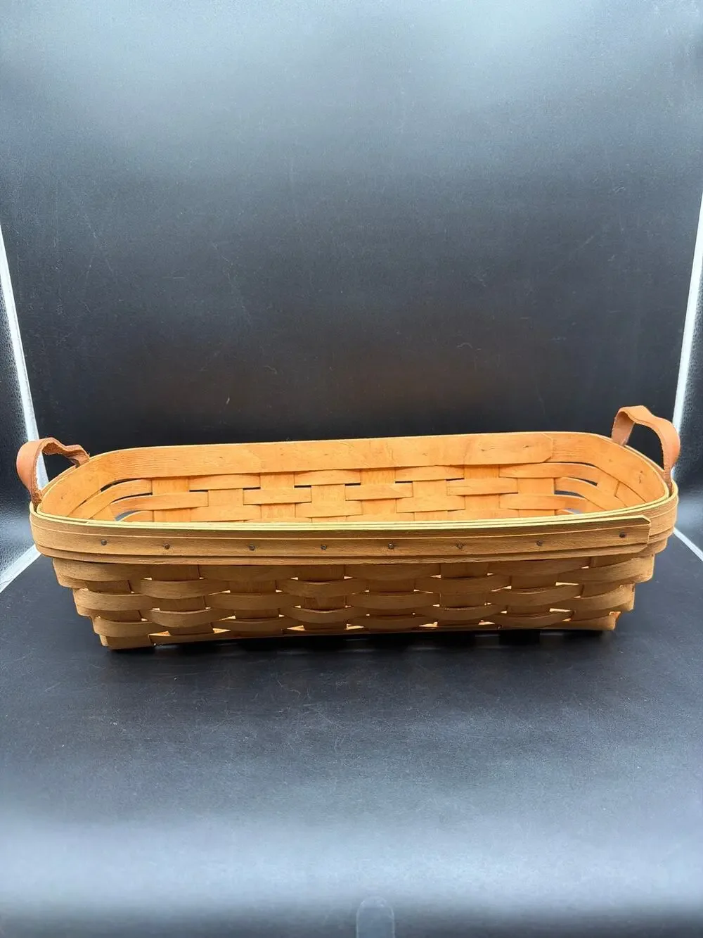 Vintage Longaberger 1995 Large Market Basket 17